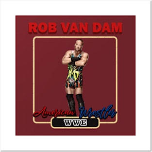 Rob Van Dam #14 design Posters and Art